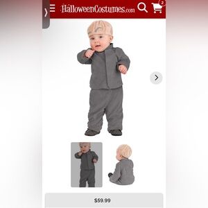 Infant Dr. Evil/Mini Me Costume